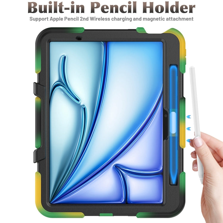 For iPad Air 11 2025 / 2024 Colorful Silicone Heavy Duty Hybrid PC Tablet Case(Camouflage) - iPad Air 11 2025 / 2024 Cases by PMC TechLife | Online Shopping South Africa | PMC TechLife | Buy Now Pay Later Mobicred
