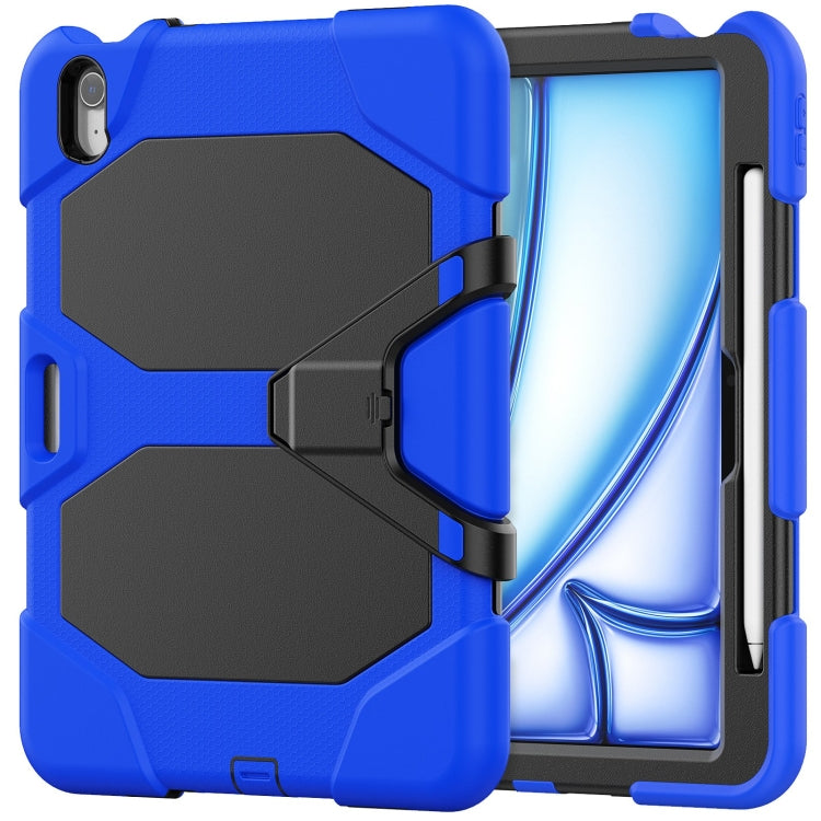 For iPad Air 11 2025 / 2024 Colorful Silicone Heavy Duty Hybrid PC Tablet Case(Dark Blue) - iPad Air 11 2025 / 2024 Cases by PMC TechLife | Online Shopping South Africa | PMC TechLife | Buy Now Pay Later Mobicred