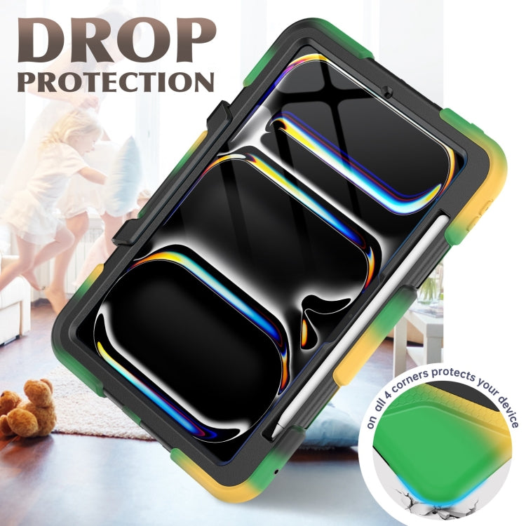 For iPad Pro 11 2024 Colorful Silicone Heavy Duty Hybrid PC Tablet Case(Camouflage) - iPad Pro 11 2024 Cases by PMC TechLife | Online Shopping South Africa | PMC TechLife | Buy Now Pay Later Mobicred