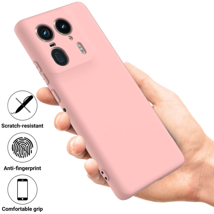 For Motorola Moto X50 Ultra Solid Color Liquid Silicone Dropproof Full Coverage Phone Case(Pink) - free shipping - PMC TechLife - Order now!
