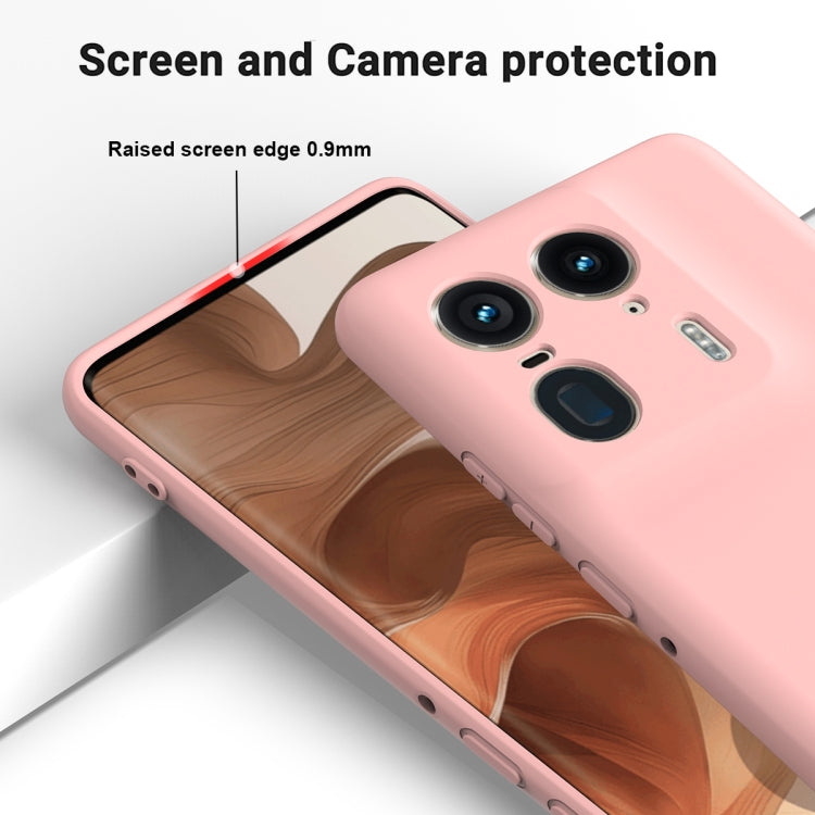 For Motorola Moto X50 Ultra Solid Color Liquid Silicone Dropproof Full Coverage Phone Case(Pink) - free shipping - PMC TechLife - Order now!
