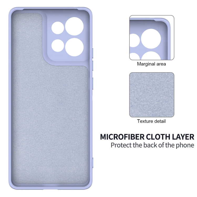 For Motorola Edge 50 Solid Color Liquid Silicone Dropproof Full Coverage Phone Case(Purple) - free shipping - PMC TechLife - Order now!