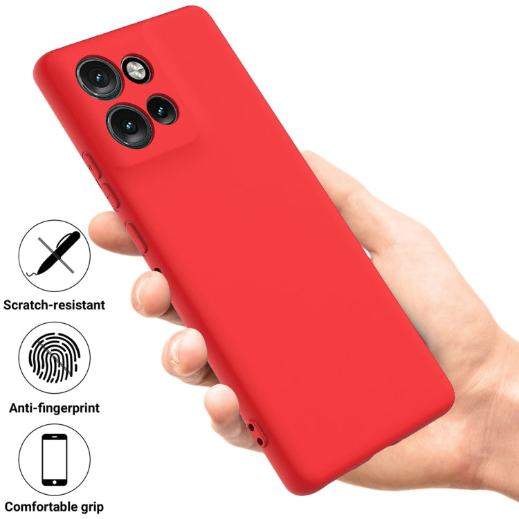 For Motorola Edge 50 Neo / Moto S50 Solid Color Liquid Silicone Dropproof Full Coverage Phone Case(Red) - free shipping - PMC TechLife - Order now!