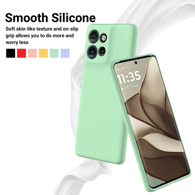 For Motorola Edge 50 Neo / Moto S50 Solid Color Liquid Silicone Dropproof Full Coverage Phone Case(Green) - free shipping - PMC TechLife - Order now!