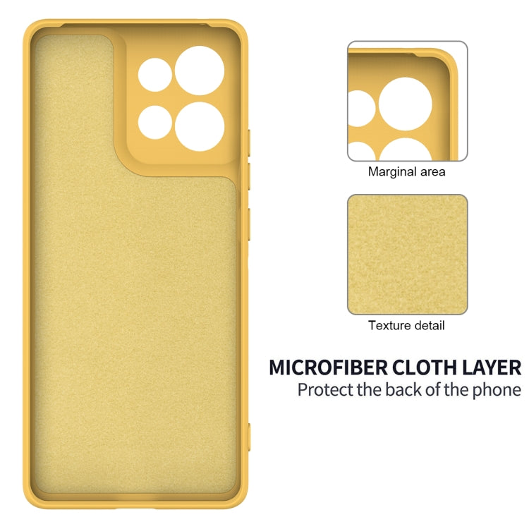 For Motorola Edge 50 Neo / Moto S50 Solid Color Liquid Silicone Dropproof Full Coverage Phone Case(Yellow) - free shipping - PMC TechLife - Order now!