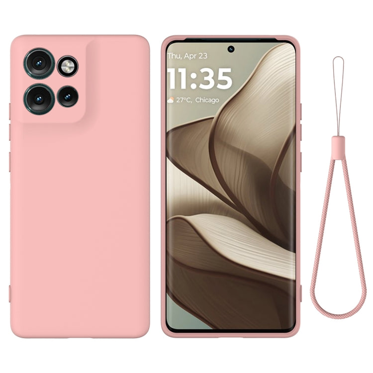 For Motorola Edge 50 Neo / Moto S50 Solid Color Liquid Silicone Dropproof Full Coverage Phone Case(Pink) - free shipping - PMC TechLife - Order now!