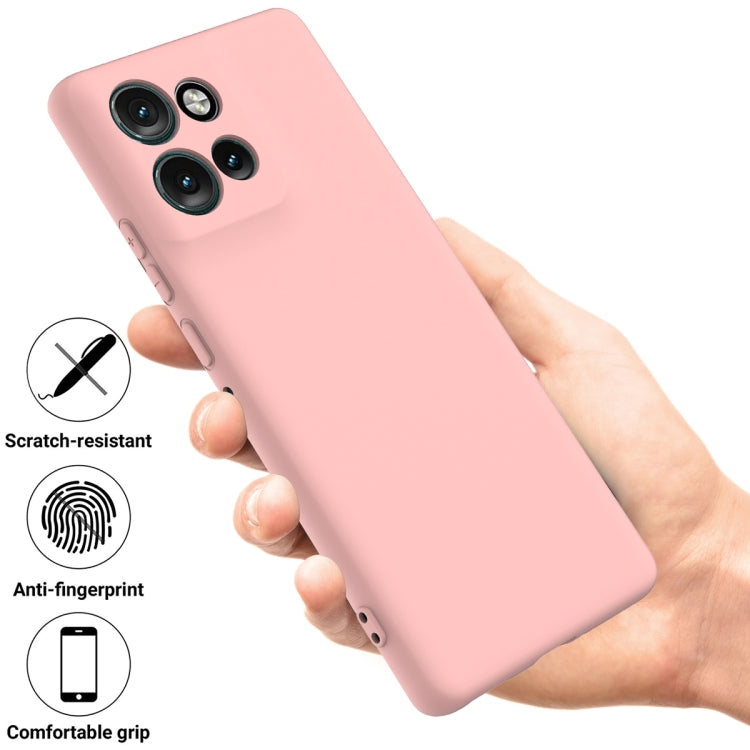 For Motorola Edge 50 Neo / Moto S50 Solid Color Liquid Silicone Dropproof Full Coverage Phone Case(Pink) - free shipping - PMC TechLife - Order now!