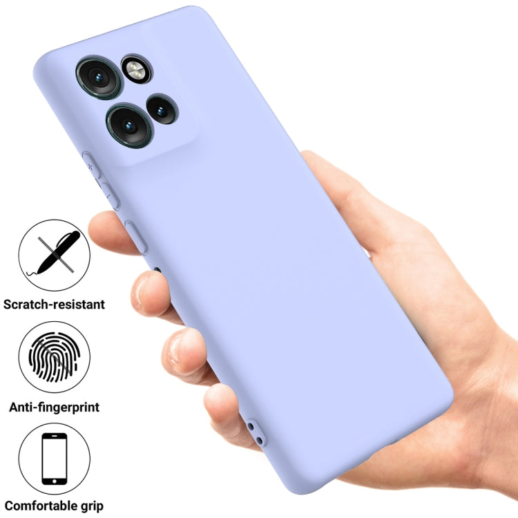 For Motorola Edge 50 Neo / Moto S50 Solid Color Liquid Silicone Dropproof Full Coverage Phone Case(Purple) - free shipping - PMC TechLife - Order now!