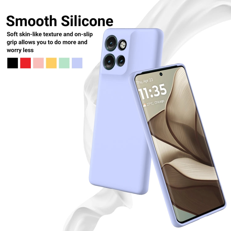 For Motorola Edge 50 Neo / Moto S50 Solid Color Liquid Silicone Dropproof Full Coverage Phone Case(Purple) - free shipping - PMC TechLife - Order now!