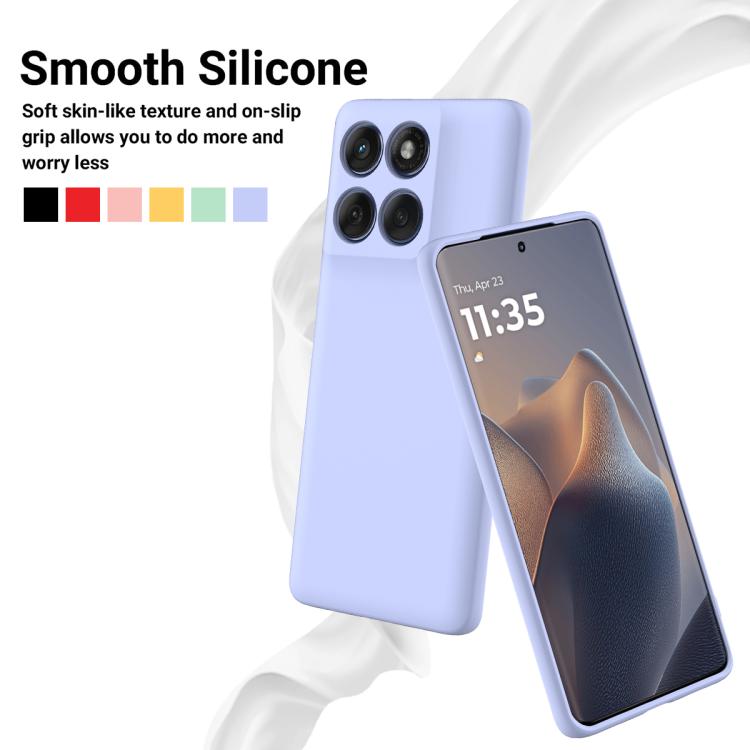 For Motorola Edge 60 Fusion / Edge 60 Solid Color Liquid Silicone Dropproof Full Coverage Phone Case(Purple) - free shipping - PMC TechLife - Order now!