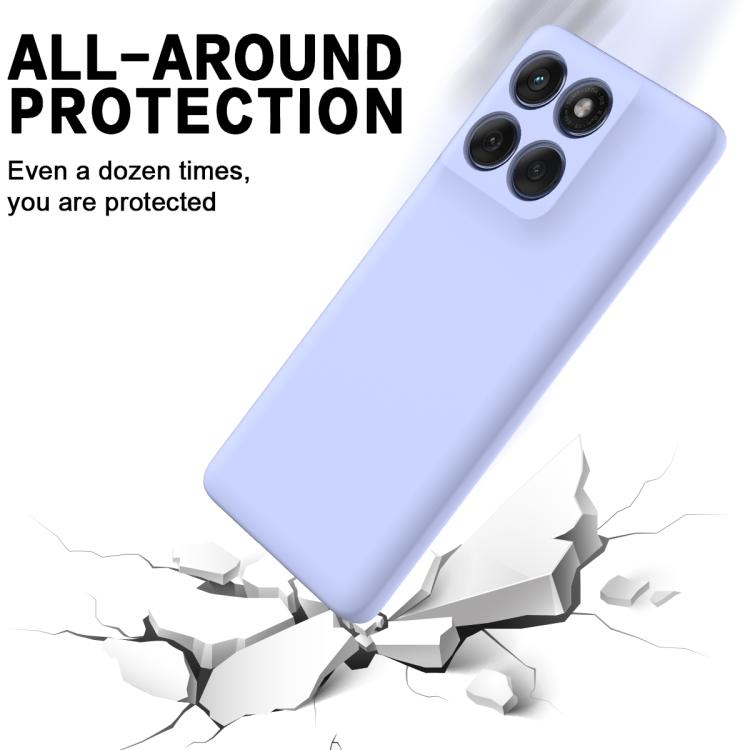 For Motorola Edge 60 Fusion / Edge 60 Solid Color Liquid Silicone Dropproof Full Coverage Phone Case(Purple) - free shipping - PMC TechLife - Order now!