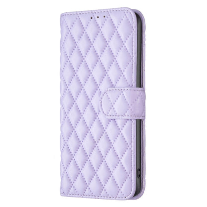 For Samsung Galaxy S25+ 5G Diamond Lattice Wallet Flip Leather Phone Case(Purple) - Galaxy S25+ 5G Cases by PMC Jewellery | Online Shopping South Africa | PMC Jewellery | Buy Now Pay Later Mobicred