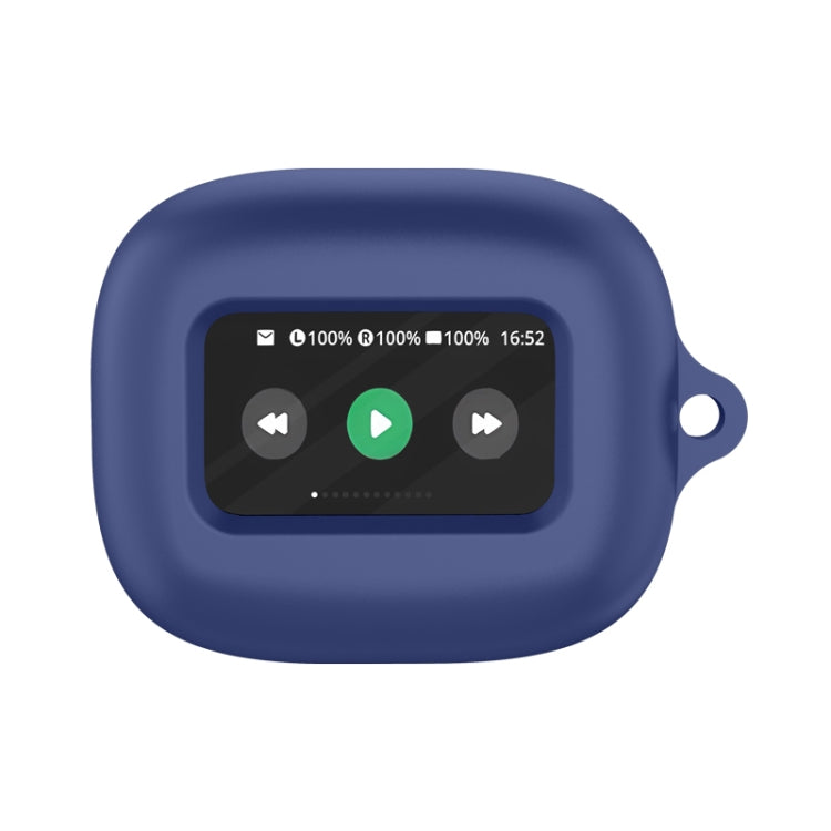 For JBL Live Beam 3 Wireless Bluetooth Earphones Silicone Protective Case(Dark Blue) - JBL Earphone Case by PMC Jewellery | Online Shopping South Africa | PMC Jewellery | Buy Now Pay Later Mobicred