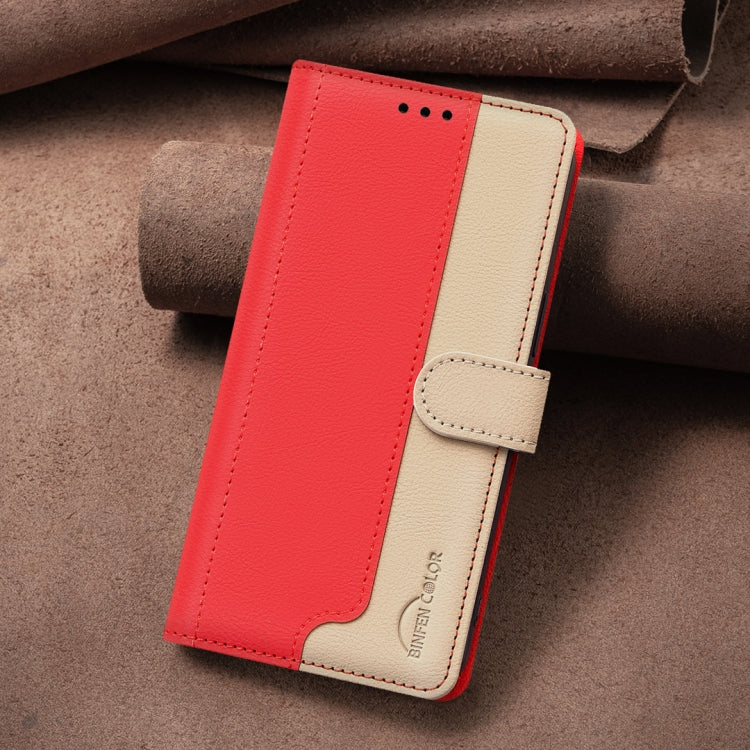 For Google Pixel 9 Pro Color Matching RFID Anti-theft Leather Phone Case(Red) - Google Cases by PMC Jewellery | Online Shopping South Africa | PMC Jewellery | Buy Now Pay Later Mobicred