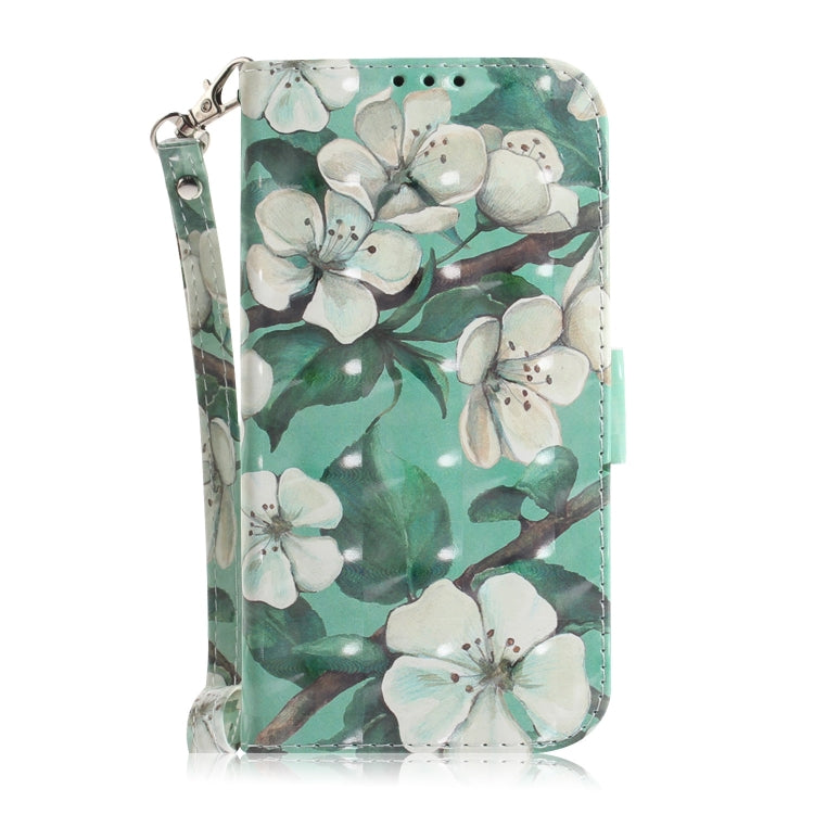 For Xiaomi Redmi K70 Pro / K70 3D Colored Flip Leather Phone Case(Watercolor Flower) - K70 Cases by PMC Jewellery | Online Shopping South Africa | PMC Jewellery | Buy Now Pay Later Mobicred