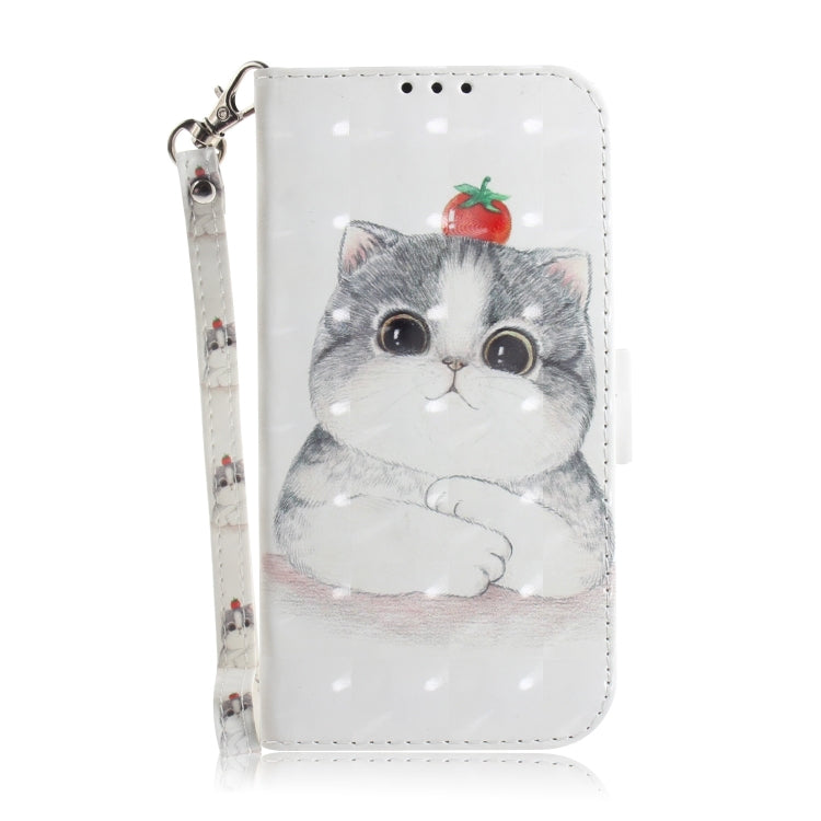 For Xiaomi Redmi K70 Pro / K70 3D Colored Flip Leather Phone Case(Cute Cat) - K70 Cases by PMC Jewellery | Online Shopping South Africa | PMC Jewellery | Buy Now Pay Later Mobicred