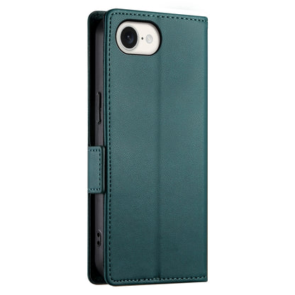 For iPhone SE 2024 Side Buckle Magnetic Frosted Leather Phone Case(Dark Green) - More iPhone Cases by PMC Jewellery | Online Shopping South Africa | PMC Jewellery | Buy Now Pay Later Mobicred