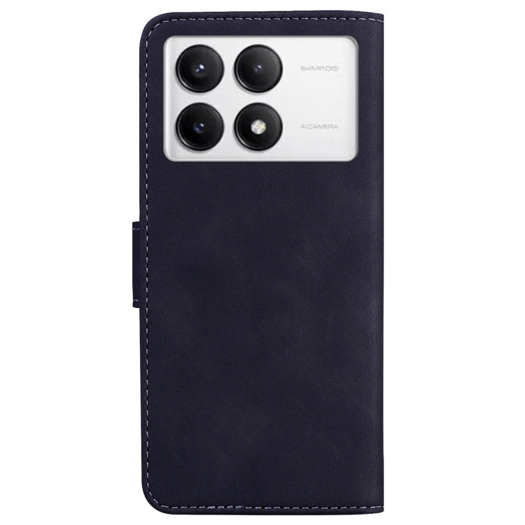 For Xiaomi Redmi K70 / K70 Pro Skin Feel Pure Color Flip Leather Phone Case(Black) - K70 Cases by PMC Jewellery | Online Shopping South Africa | PMC Jewellery | Buy Now Pay Later Mobicred