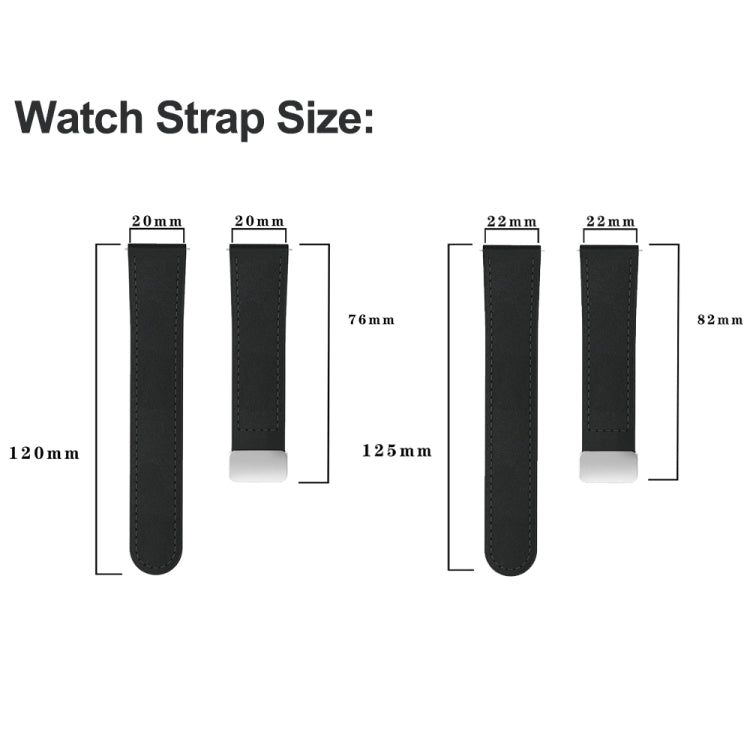 20mm Magnetic Silver Buckle Silicone Leather Watch Band(Light Brown) - free shipping - PMC TechLife - Order now!