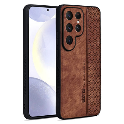 For Samsung Galaxy S25 Ultra 5G AZNS 3D Embossed Skin Feel Phone Case(Brown) - Galaxy S25 Ultra 5G Cases by AZNS | Online Shopping South Africa | PMC Jewellery | Buy Now Pay Later Mobicred