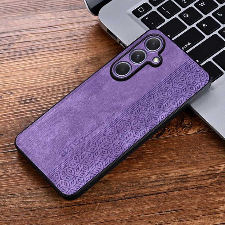 For Samsung Galaxy S25+ 5G AZNS 3D Embossed Skin Feel Phone Case(Purple) - Galaxy S25+ 5G Cases by AZNS | Online Shopping South Africa | PMC Jewellery | Buy Now Pay Later Mobicred