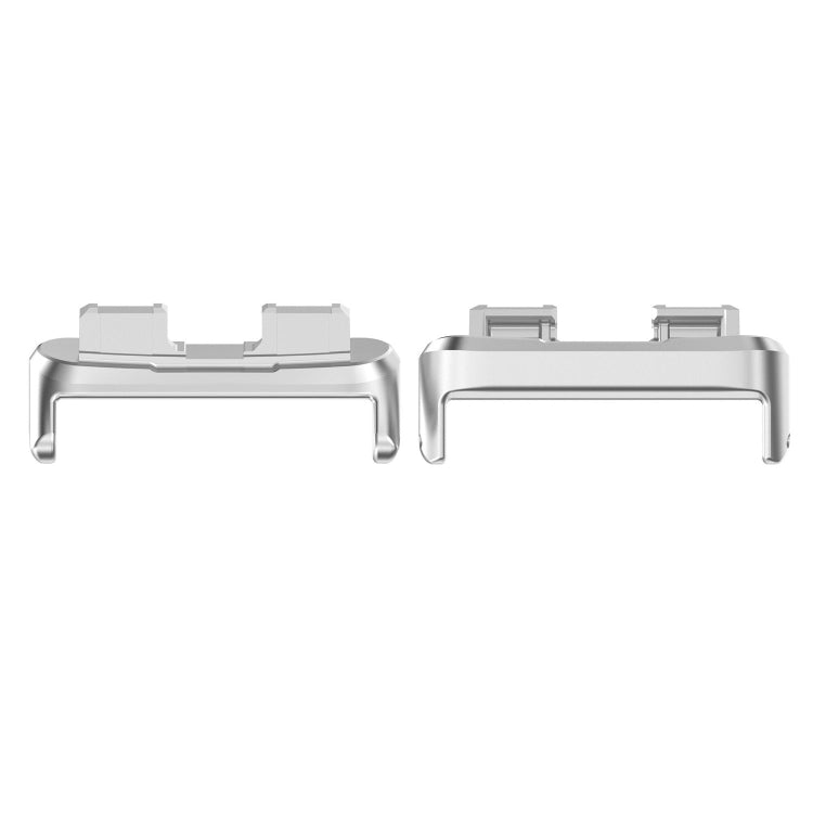 For Huawei Band 10 / 9 / 8 1 Pair Stainless Steel Metal Watch Band Connector(Silver) - free shipping - PMc TechLife - Order now!
