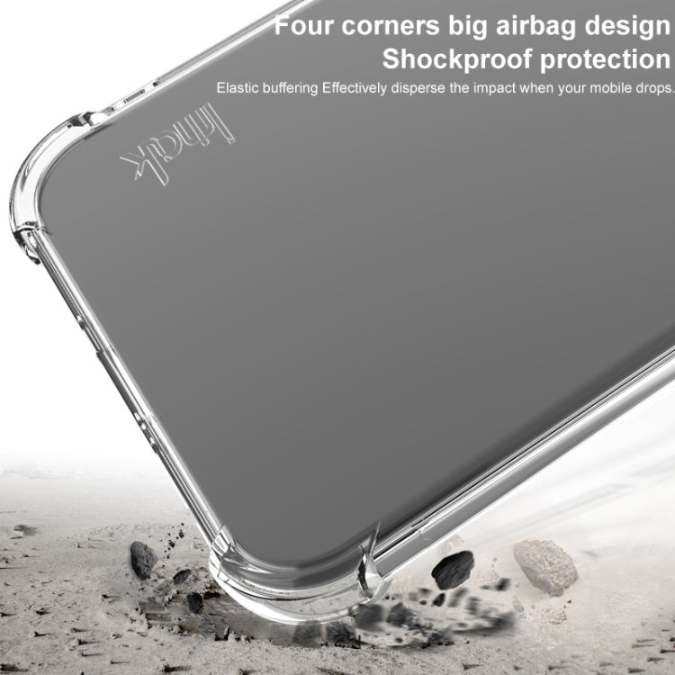 For iPhone 16 Pro imak Shockproof Airbag TPU Phone Case(Transparent) - iPhone 16 Pro Cases by imak | Online Shopping South Africa | PMC Jewellery | Buy Now Pay Later Mobicred