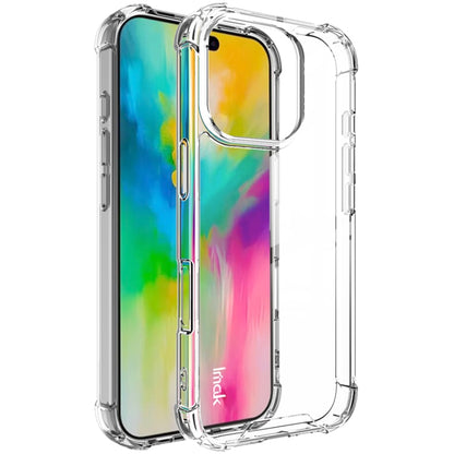 For iPhone 16 Pro IMAK Space Shield PC + TPU Airbag Shockproof Phone Case(Transparent) - iPhone 16 Pro Cases by imak | Online Shopping South Africa | PMC Jewellery | Buy Now Pay Later Mobicred