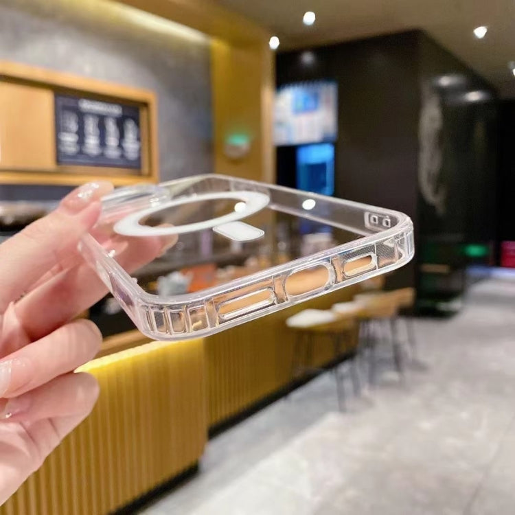 For iPhone 17 Air Large Hole Camera MagSafe Magnetic Clear Acrylic TPU Case(Transparent) - free shipping - PMc TechLife - Order now!