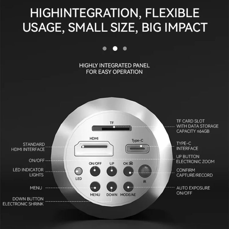 Luowei LW-GK20 UHD 1080P / 2K Microscope Camera with 5X Digital Zoom & Custom Storage - Microscope Magnifier Series by PMC Jewellery | Online Shopping South Africa | PMC Jewellery | Buy Now Pay Later Mobicred