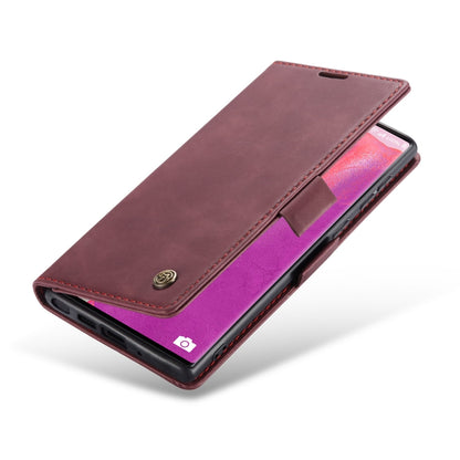 For Samsung Galaxy Note20 Ultra CaseMe Multifunctional Horizontal Flip Leather Case, with Card Slot & Holder & Wallet(Wine Red) - Galaxy Phone Cases by CaseMe | Online Shopping South Africa | PMC Jewellery | Buy Now Pay Later Mobicred