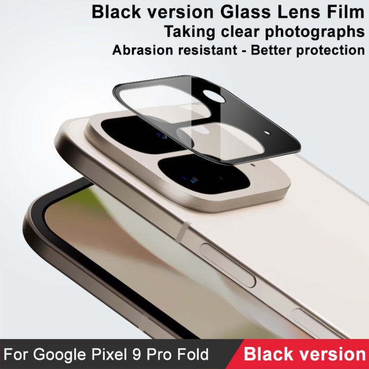 For Google Pixel 9 Pro Fold IMAK Rear Camera Lens Glass Film Black Version - Other by imak | Online Shopping South Africa | PMC Jewellery | Buy Now Pay Later Mobicred