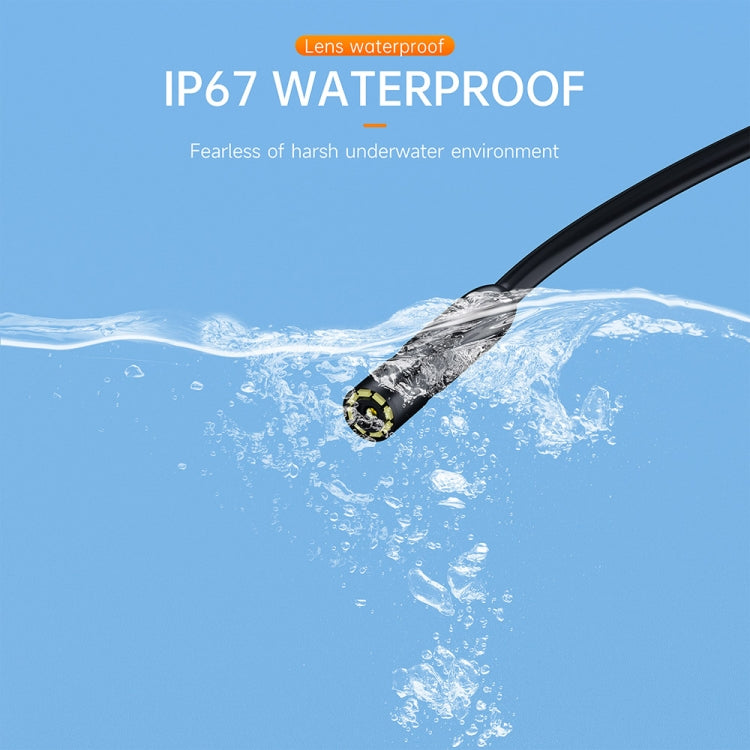 AN112 2 in 1 USB-C / Type-C + 8 Pin Interface 5.5mm HD Industry Endoscope, Length:2m Hard Tube -  by PMC TechLife | Online Shopping South Africa | PMC TechLife | Buy Now Pay Later Mobicred