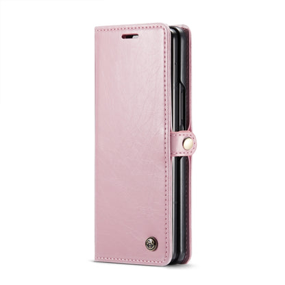 For Samsung Galaxy Z Fold6 5G CaseMe 003 Crazy Horse Texture Flip Leather Phone Case(Pink) - Galaxy Z Fold6 5G Cases by CaseMe | Online Shopping South Africa | PMC Jewellery | Buy Now Pay Later Mobicred