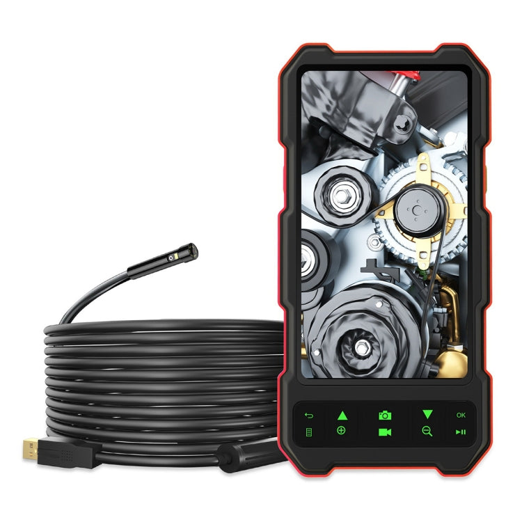 T21 4.5 inch IPS Color Screen 7.9mm Dual Camera Split Hard Cable Industrial Endoscope, Length:3.5m(Black Red) -  by PMC TechLife | Online Shopping South Africa | PMC TechLife | Buy Now Pay Later Mobicred