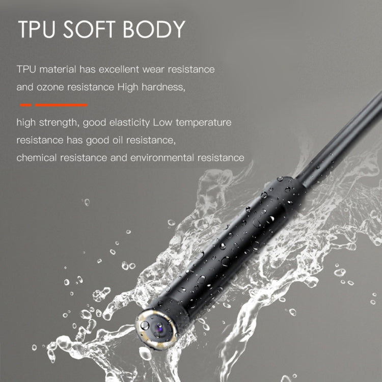T21 4.5 inch IPS Color Screen 7.9mm Triple Camera Split Hard Cable Industrial Endoscope, Length:2m(Black Red) -  by PMC TechLife | Online Shopping South Africa | PMC TechLife | Buy Now Pay Later Mobicred