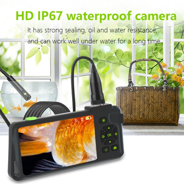 T22 4.5 inch IPS Color Screen 5.5mm Single Camera Hard Cable Industrial Endoscope, Length:5m(Black Orange) -  by PMC TechLife | Online Shopping South Africa | PMC TechLife | Buy Now Pay Later Mobicred