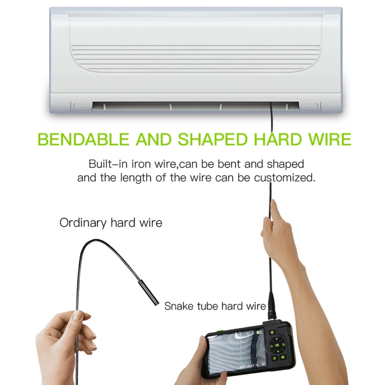 T22 4.5 inch IPS Color Screen 7.9mm Triple Camera Hard Cable Industrial Endoscope, Length:5m(Black Orange) -  by PMC TechLife | Online Shopping South Africa | PMC TechLife | Buy Now Pay Later Mobicred