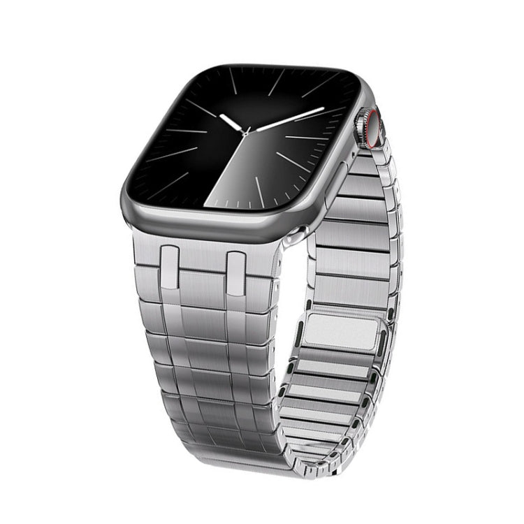 For Apple Watch SE 2023 44mm Magnetic Stainless Steel Watch Band(Silver) - free shipping - PMc TechLife - Order now!