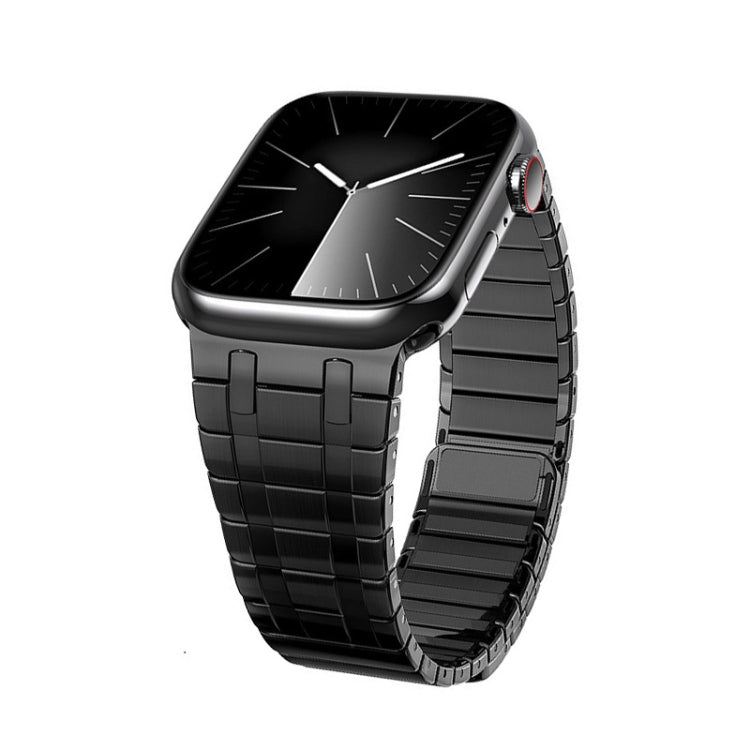 For Apple Watch Series 9 45mm Magnetic Stainless Steel Watch Band(Black) - free shipping - PMc TechLife - Order now!