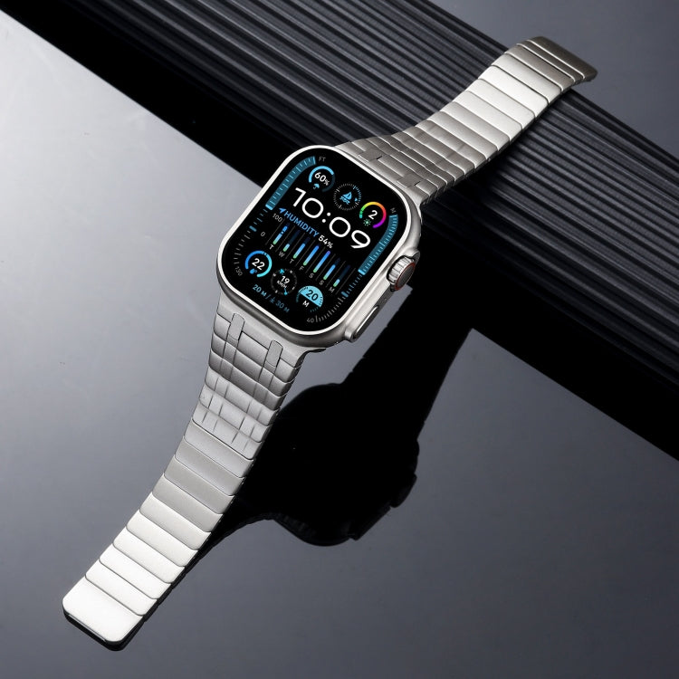 For Apple Watch Ultra 49mm Magnetic Stainless Steel Watch Band(Titanium Gold) - free shipping - PMc TechLife - Order now!