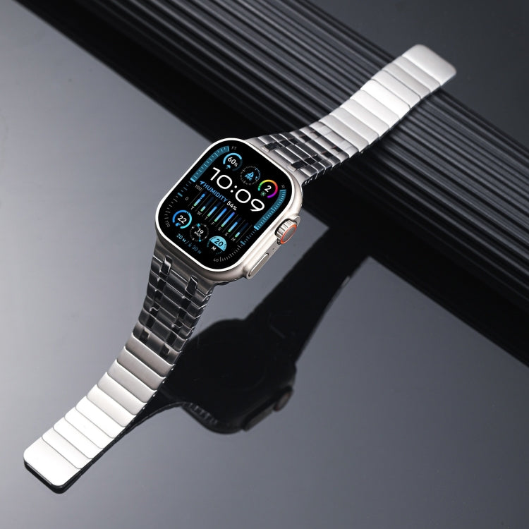 For Apple Watch Series 6 44mm Magnetic Stainless Steel Watch Band(Silver) - free shipping - PMc TechLife - Order now!