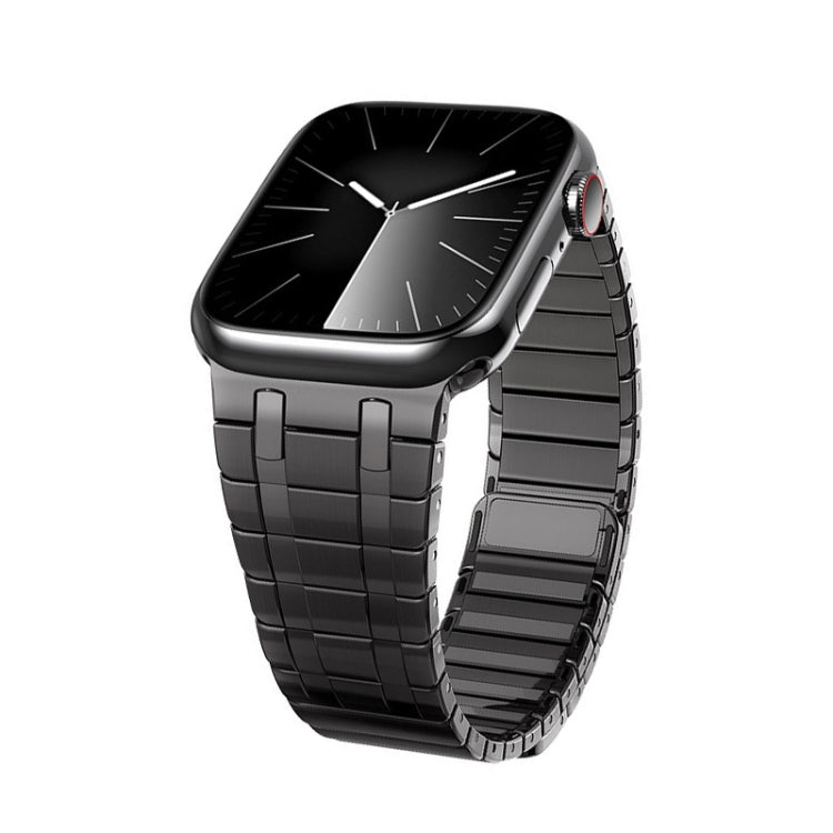 For Apple Watch Series 6 44mm Magnetic Stainless Steel Watch Band(Titanium Grey) - free shipping - PMc TechLife - Order now!