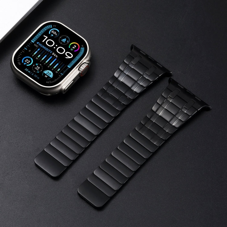 For Apple Watch Series 3 42mm Magnetic Stainless Steel Watch Band(Black) - free shipping - PMc TechLife - Order now!