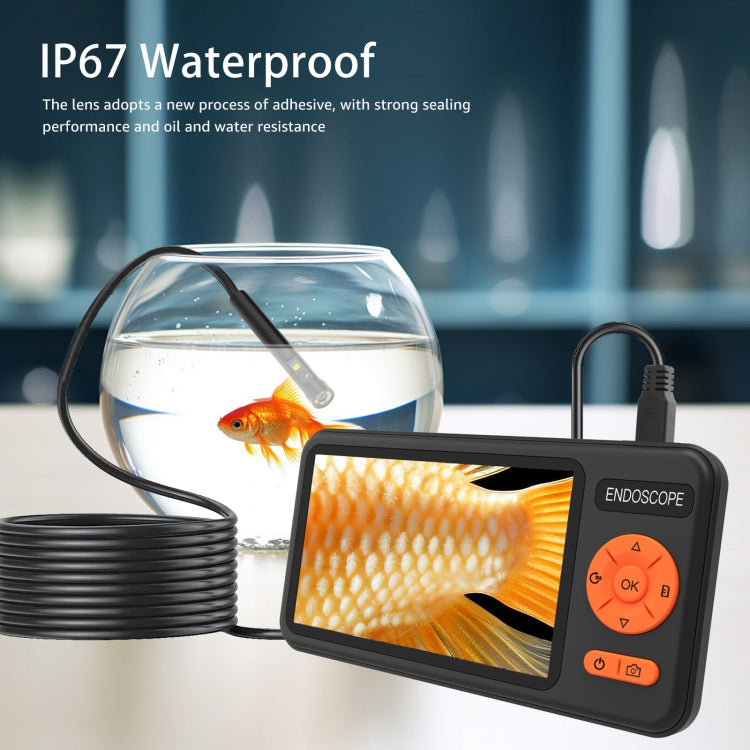 T29 5 inch IPS Screen 5.5mm Single Lens IP67 Waterproof Industrial Endoscope With Bracket, Length:5m -  by PMC TechLife | Online Shopping South Africa | PMC TechLife | Buy Now Pay Later Mobicred