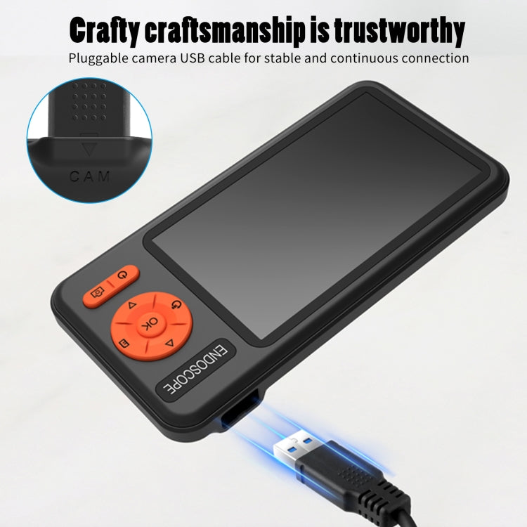 T29 5 inch IPS Screen 5.5mm Single Lens IP67 Waterproof Industrial Endoscope With Bracket, Length:3.5m -  by PMC TechLife | Online Shopping South Africa | PMC TechLife | Buy Now Pay Later Mobicred