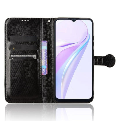 For Blackview Wave 6C Honeycomb Dot Texture Leather Phone Case(Black) - More Brand by PMC Jewellery | Online Shopping South Africa | PMC Jewellery | Buy Now Pay Later Mobicred