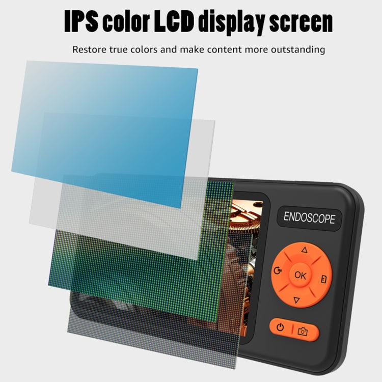 T29 5 inch IPS Screen 5.5mm Dual Lens IP67 Waterproof Industrial Endoscope With Bracket, Length:1m -  by PMC TechLife | Online Shopping South Africa | PMC TechLife | Buy Now Pay Later Mobicred