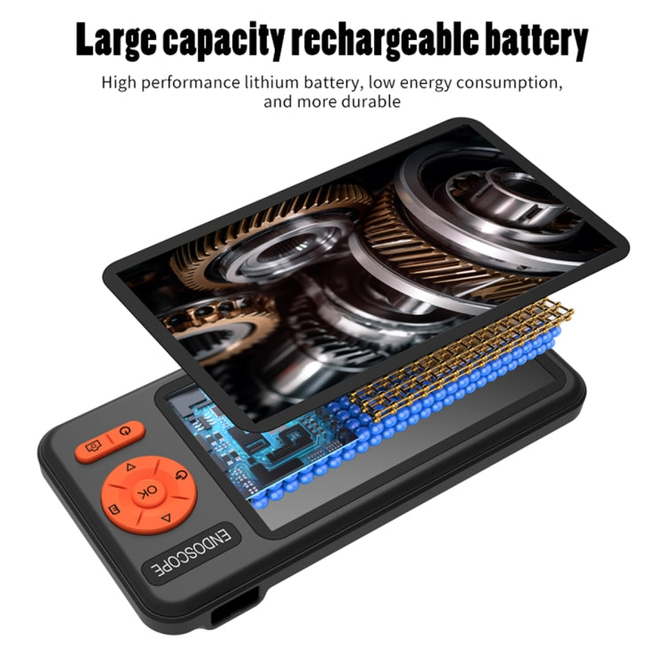 T29 5 inch IPS Screen 7.9mm Triple Lens IP67 Waterproof Industrial Endoscope With Bracket, Length:10m -  by PMC TechLife | Online Shopping South Africa | PMC TechLife | Buy Now Pay Later Mobicred