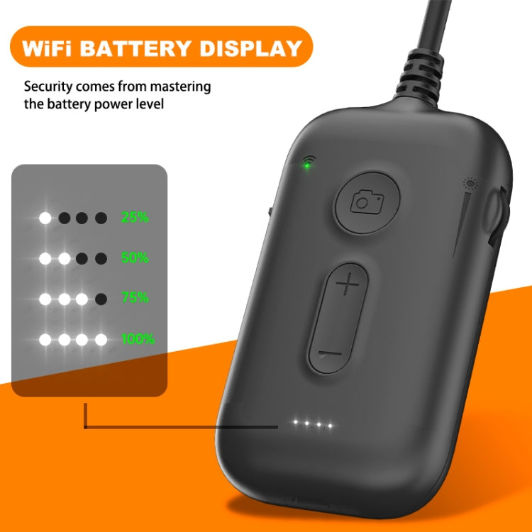Y15 5.5mm Dual Camera WiFi Connected Hard Cable HD Industrial Endoscope, Length:1m(Black) -  by PMC TechLife | Online Shopping South Africa | PMC TechLife | Buy Now Pay Later Mobicred